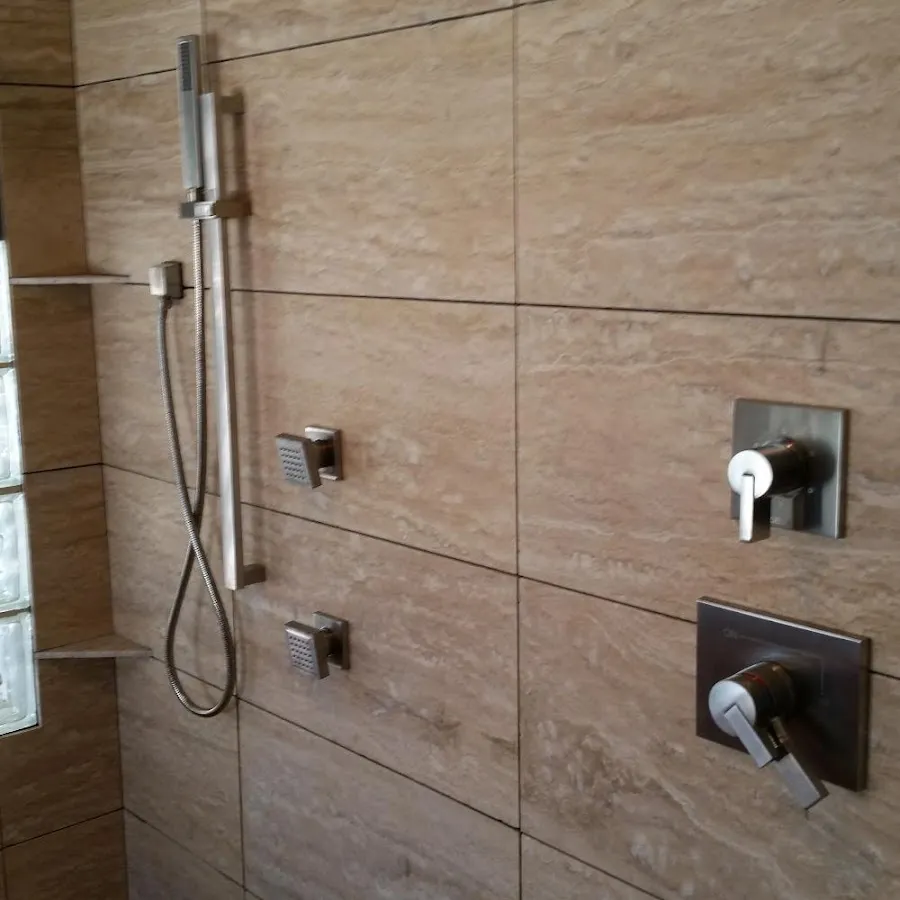 Shower fixture installation for Water Heater Replacement in Courtland
